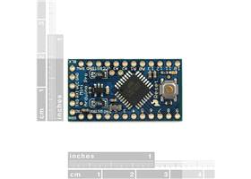 Arduino Pro Mini 328 - 3.3V-8MHz - Dimensions